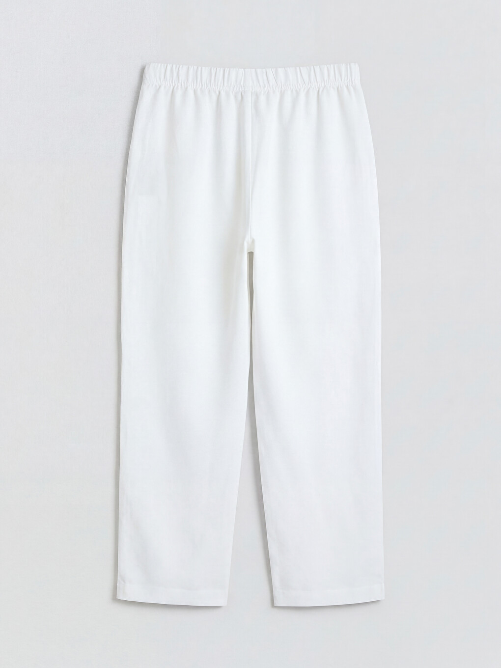 Elastic Waist Loose Fit Women's Trousers-5
