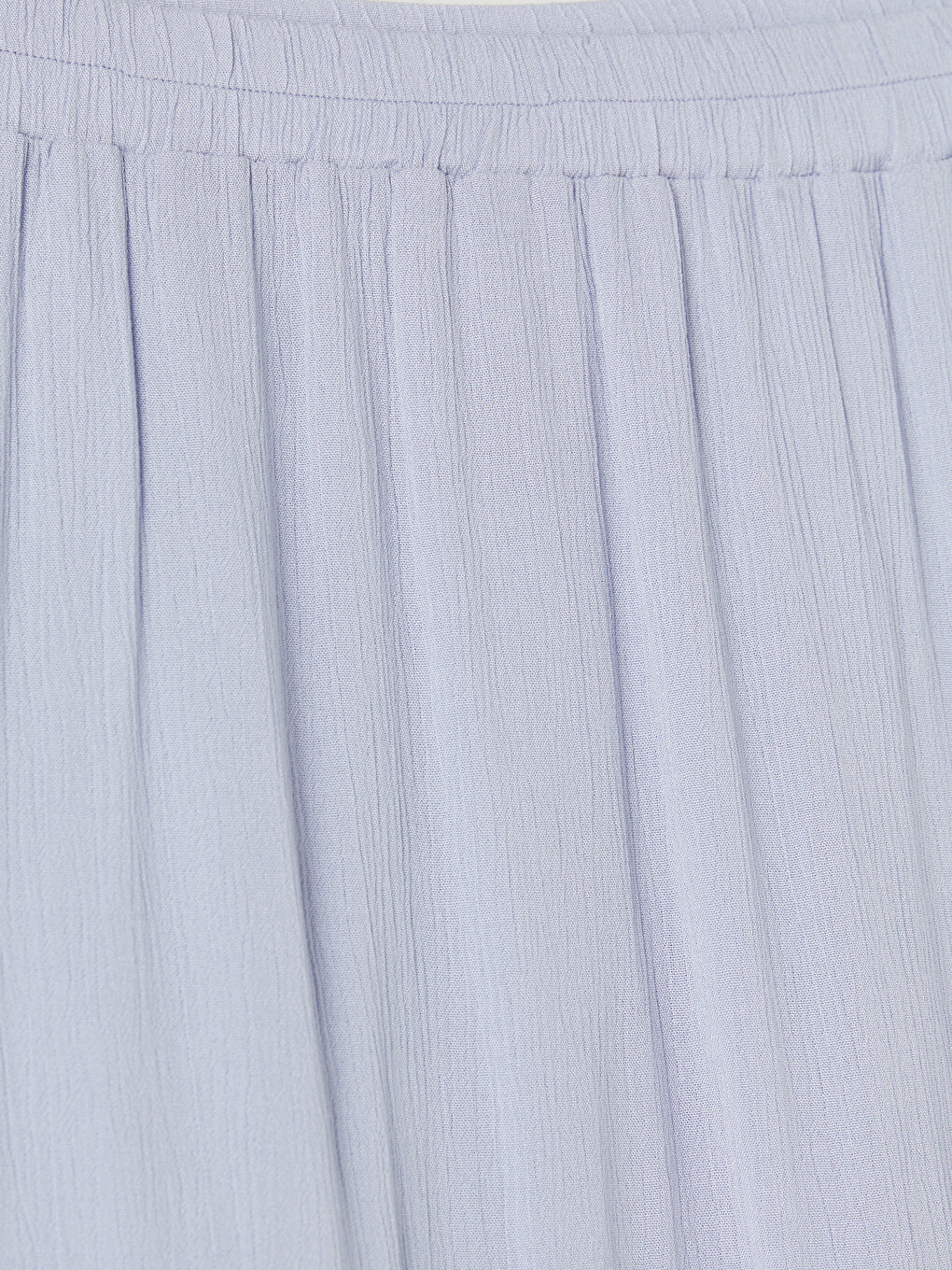 Elastic Waist Crinkle Layered Skirt-5