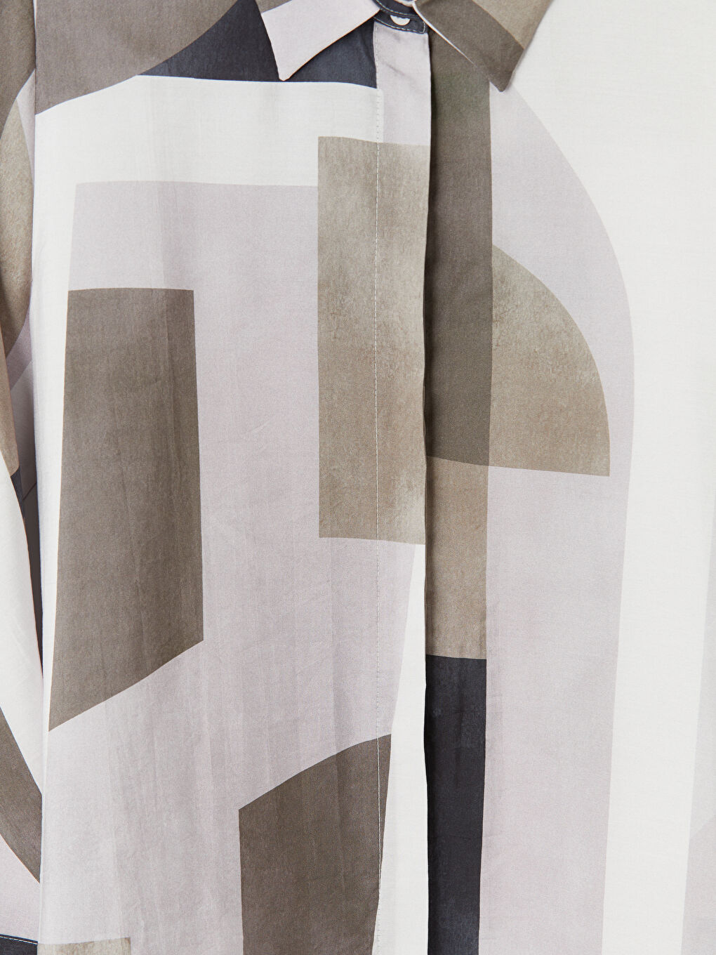 Karışık Desenli Kadın Gömlek Tunik-2