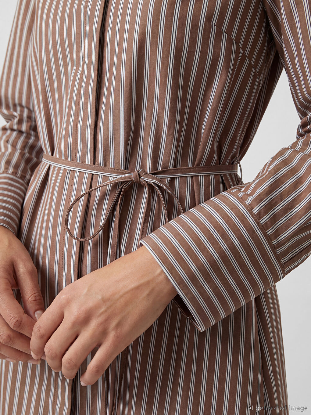 قميص تونيك نسائي مخطط-2