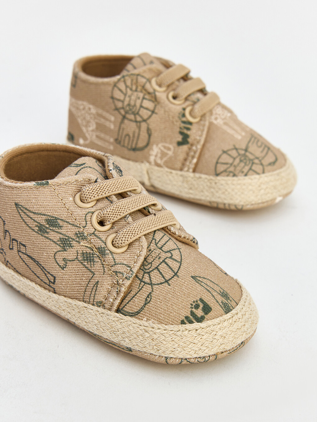 Laced Baby Boys' First Step Shoes-1