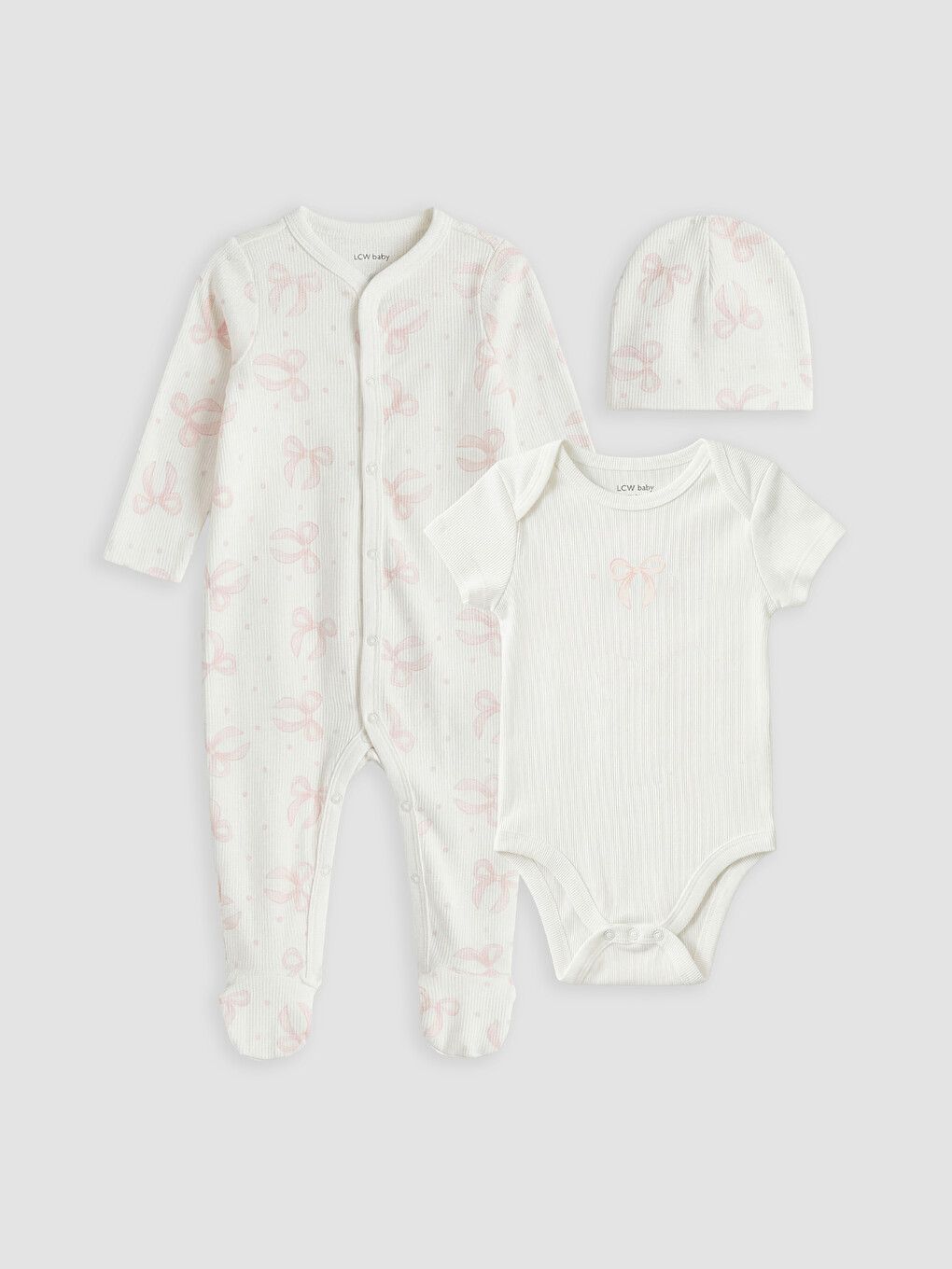 Baby Girl Ecru Newborn Set