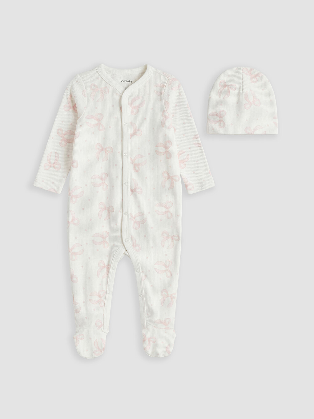 Baby Girl Ecru Newborn Set-3