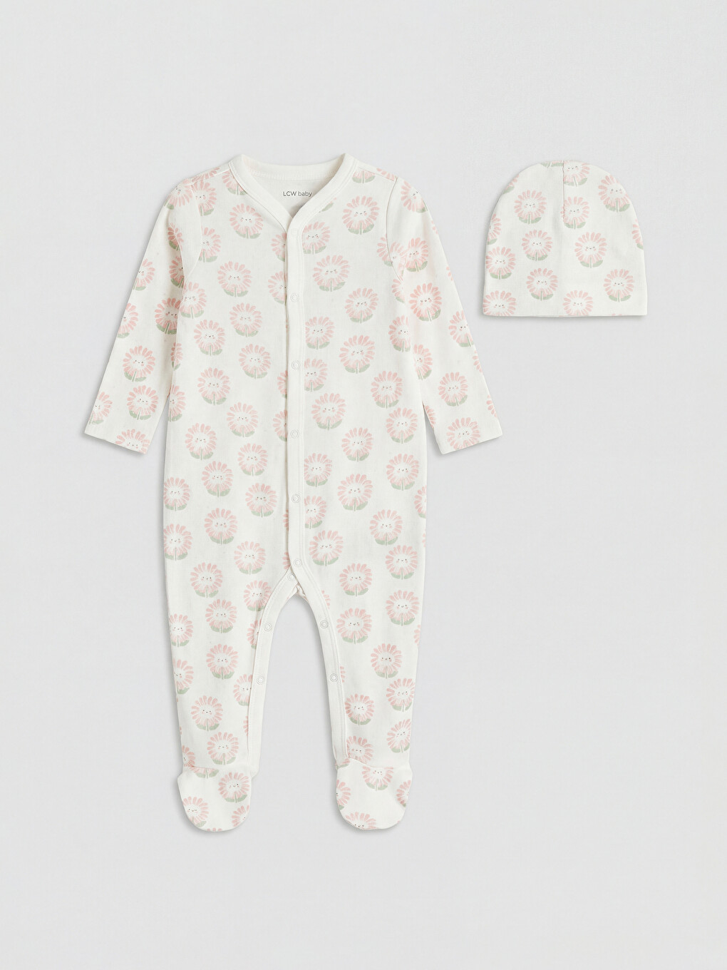 Baby Girl Ecru Newborn Set-3