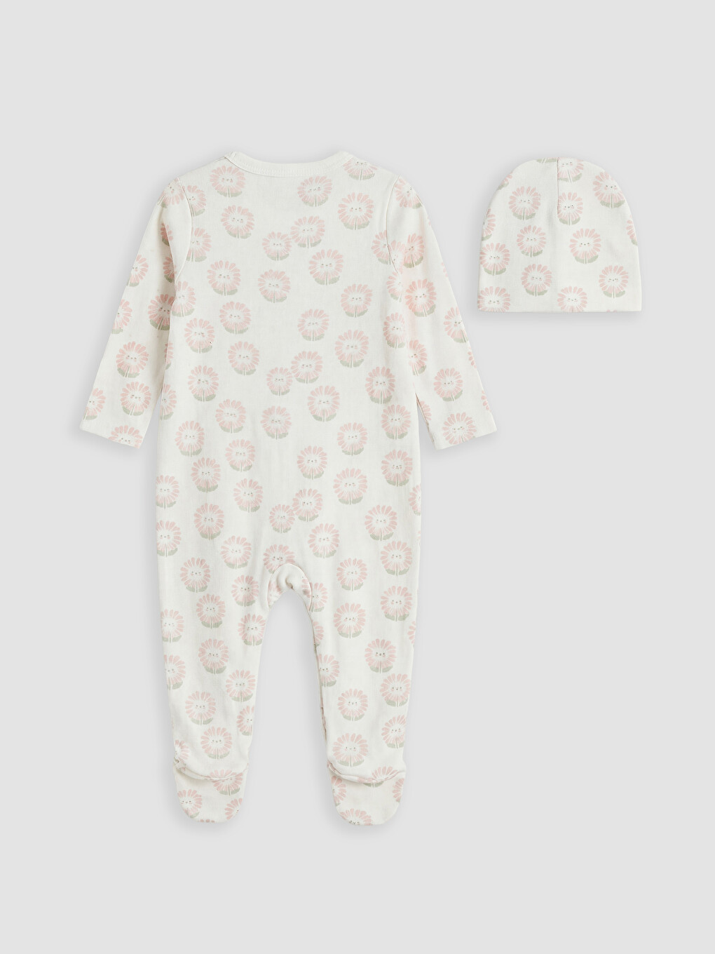 Baby Girl Ecru Newborn Set-4