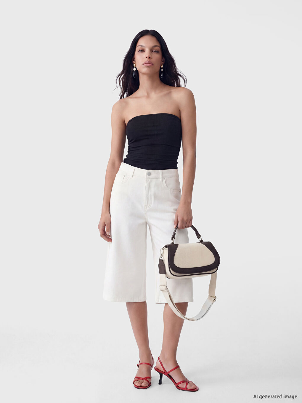 Bej Çıkarılabilir Askılı Kadın Omuz Çantası