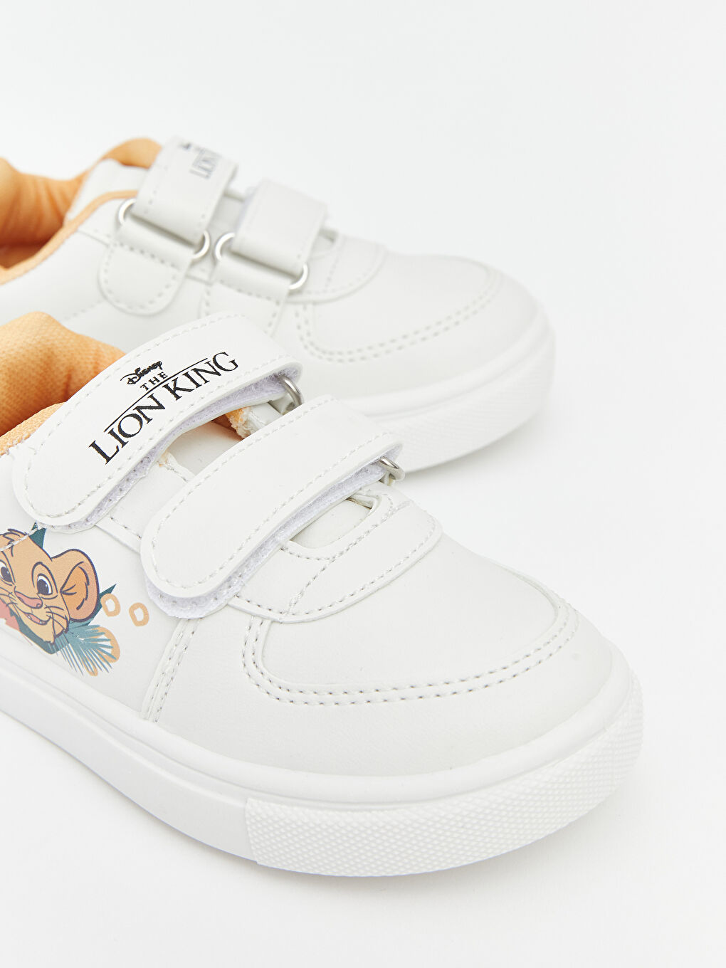 Beyaz Aslan Kral Baskılı Erkek Bebek Spor Ayakkabı-2