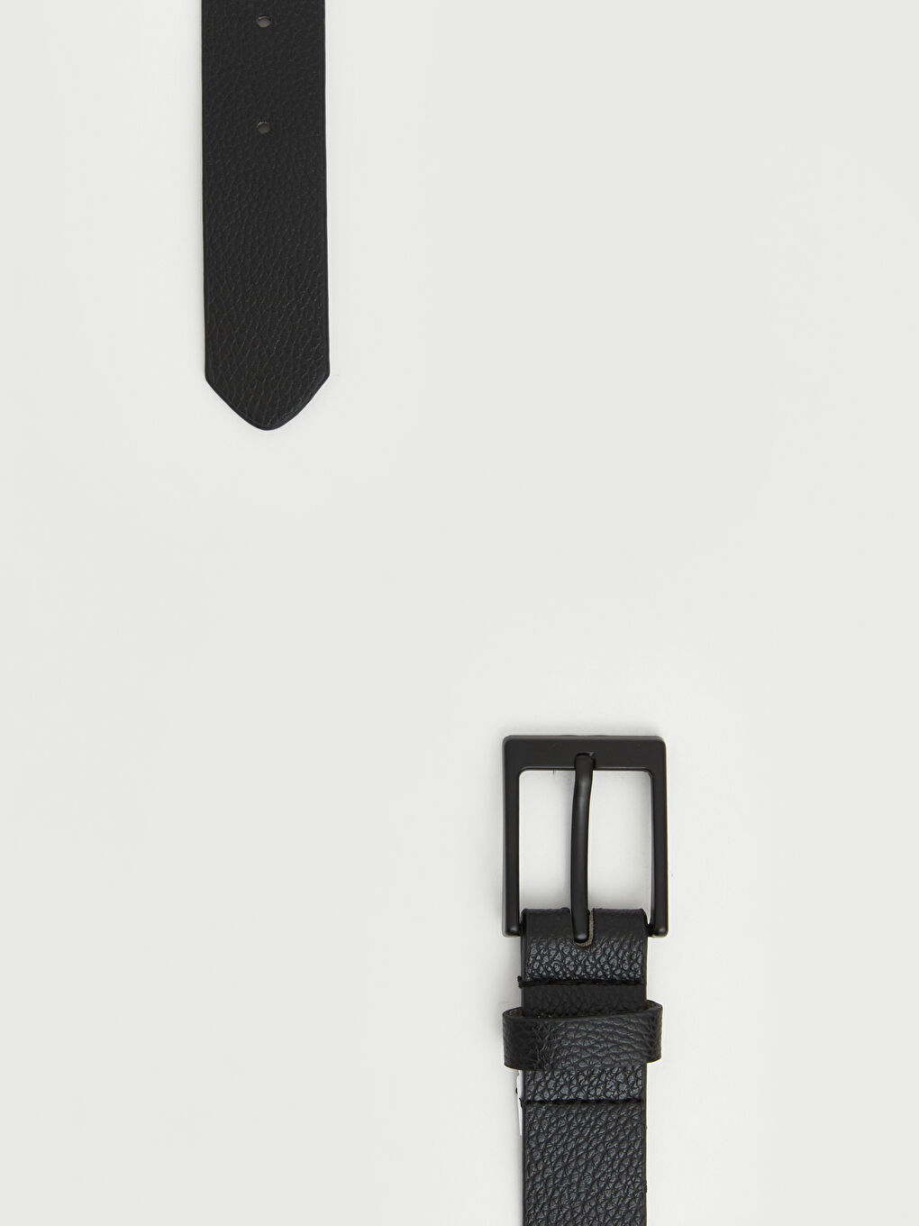 Siyah Deri Görünümlü Erkek Çocuk Kemer -1