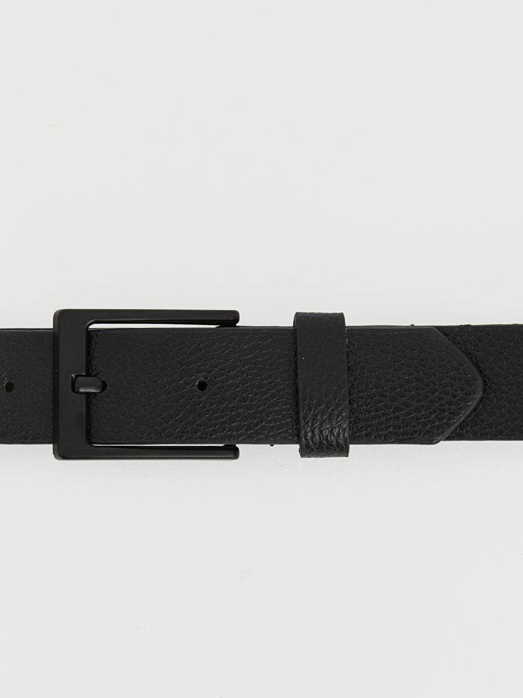 Siyah Deri Görünümlü Erkek Çocuk Kemer -2