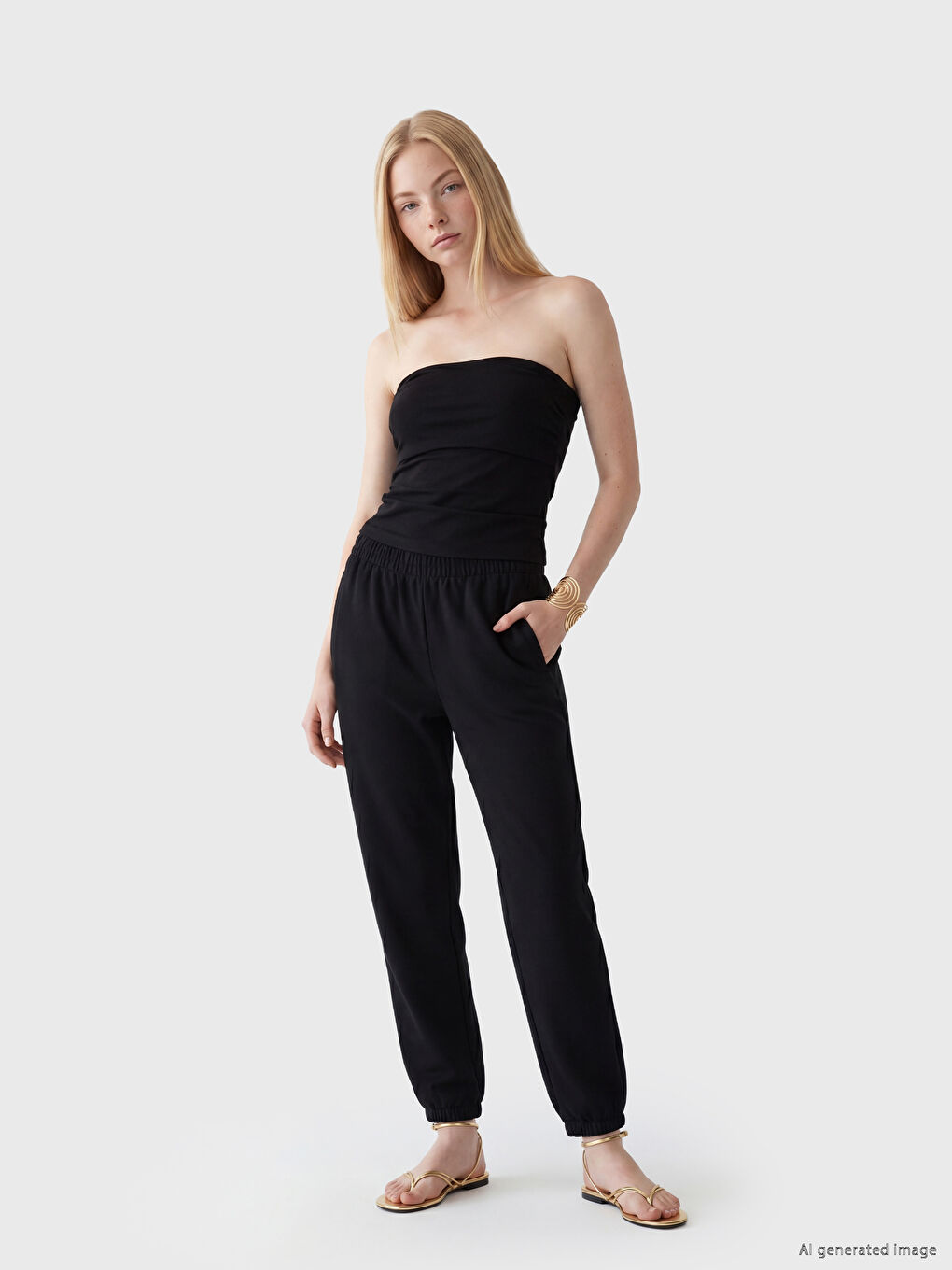 Elastic Waist Women's Jogger Sweatpants