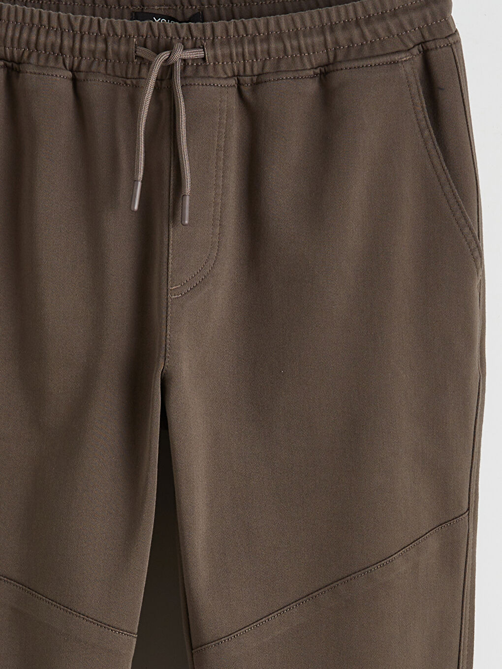 Kahverengi Slim Fit Erkek Jogger Pantolon-2