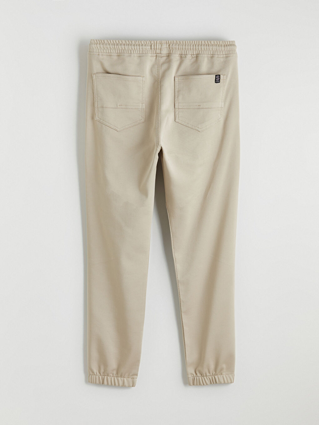 Bej Slim Fit Erkek Jogger Pantolon-2