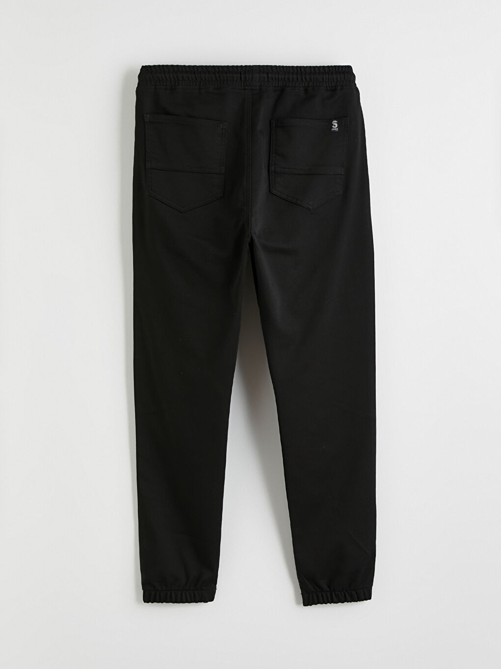 Siyah Slim Fit Erkek Jogger Pantolon-3