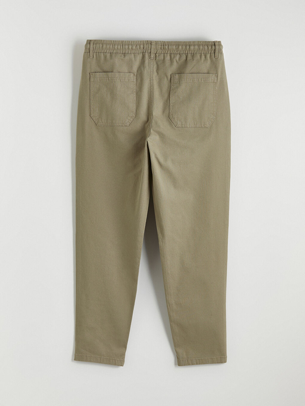 Haki Standart Kalıp Gabardin Erkek Pantolon-2