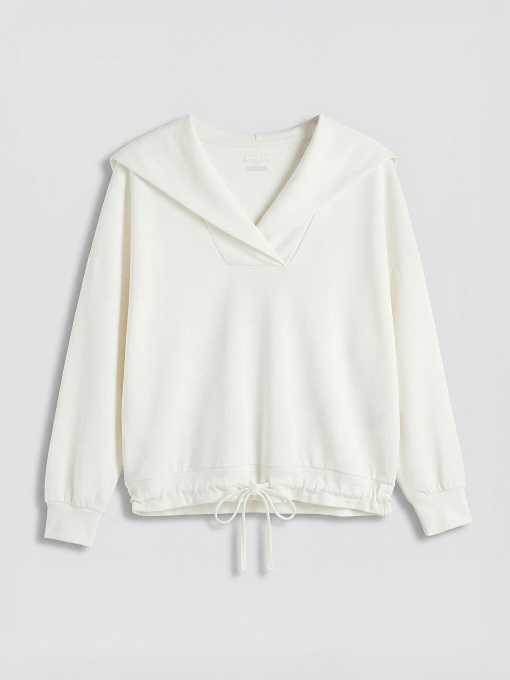 პოლო საყელო ოვერსაიზ ქალის თბილი ზედა-4