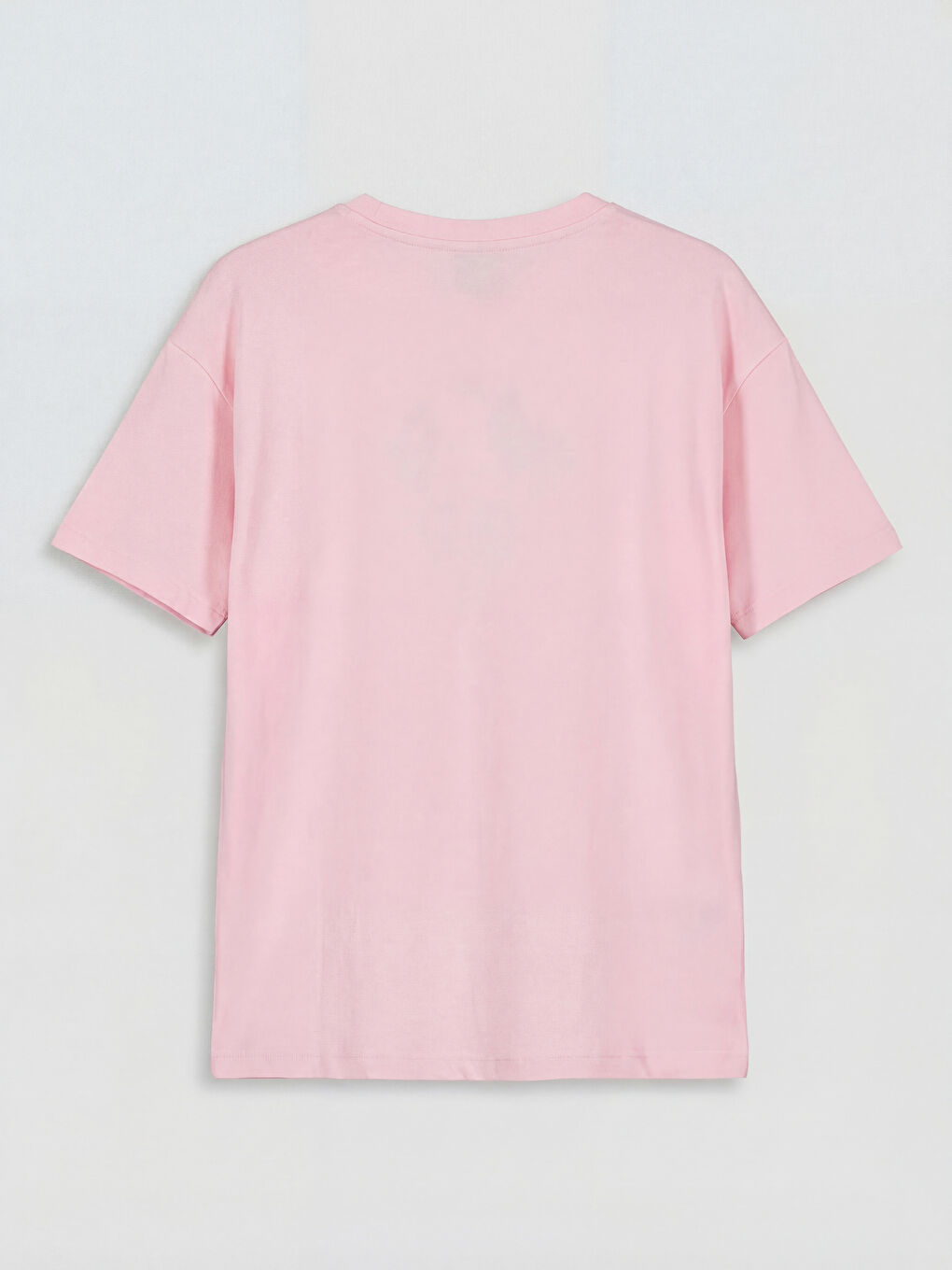 Crew Neck Printed Girls' T-Shirt-1