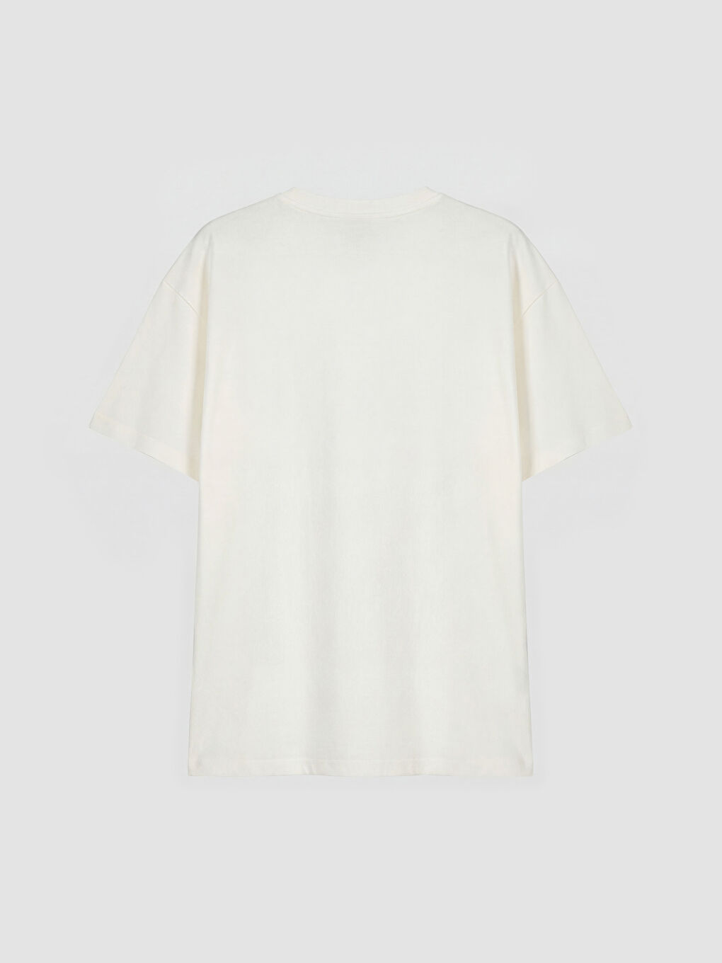 تيشيرت ياقة دائرية مطبوع نيويورك للبنات-1