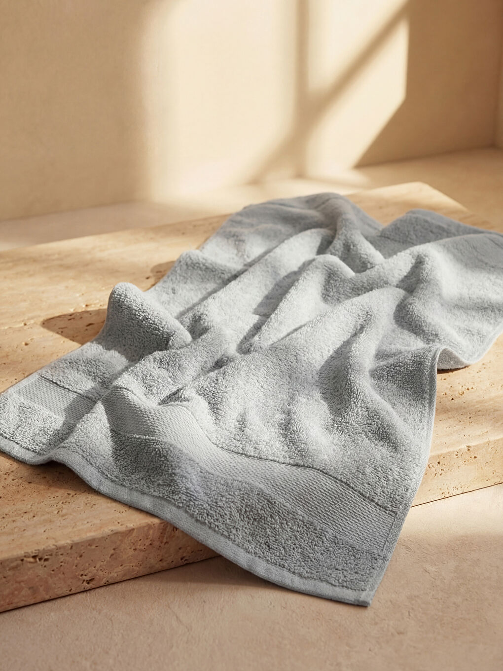 Antrasit Pamuklu Yüz Havlusu 50x80 cm 2'li-1