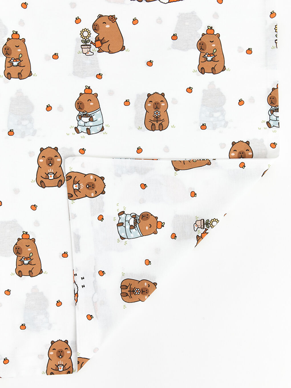 Karışık Hayvan Baskılı Tek Kişilik Nevresim Seti-1