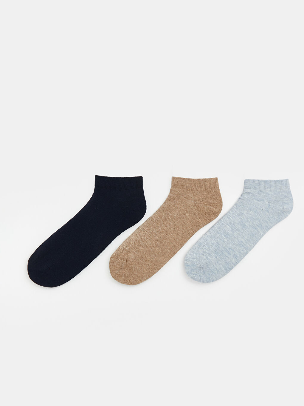 Lacivert Erkek Patik Çorap 3'lü