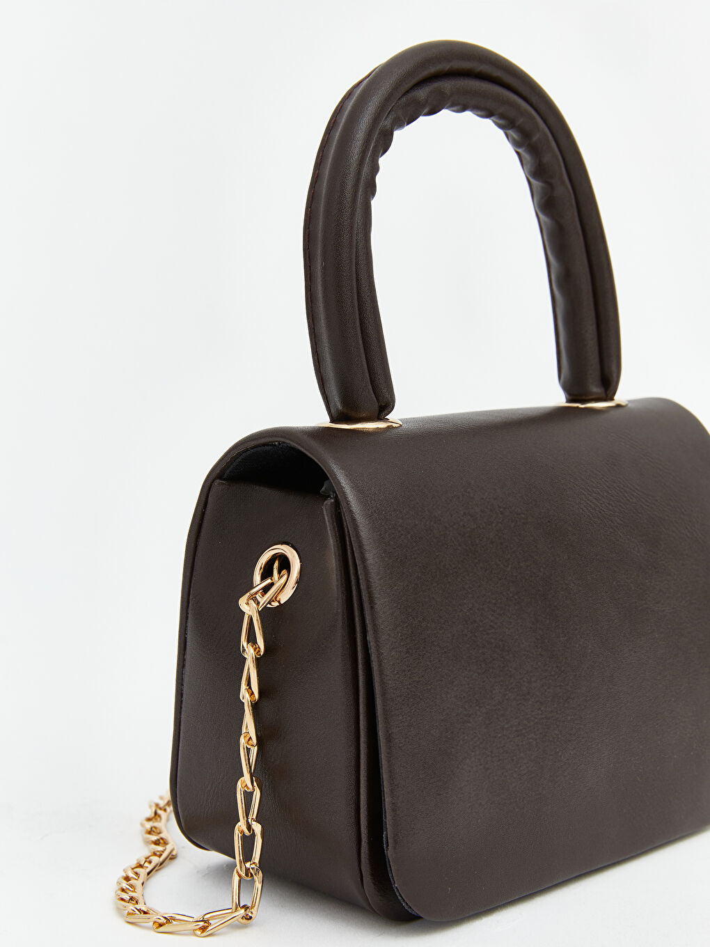 Kahverengi Zincir Askılı Kadın Omuz Çantası-2