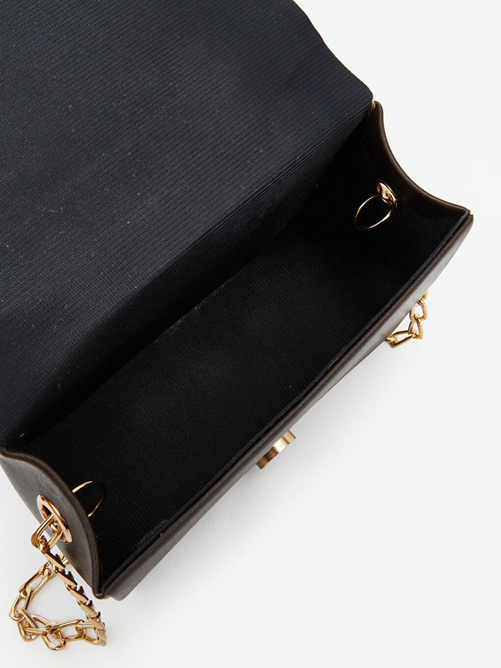 Kahverengi Zincir Askılı Kadın Omuz Çantası-3