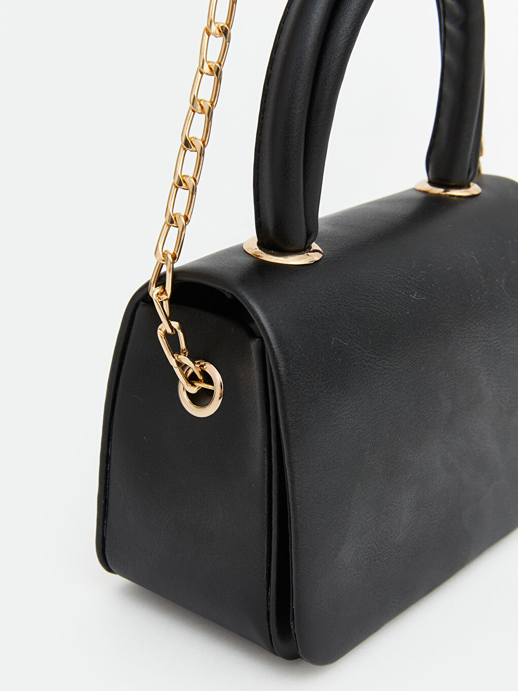 Siyah Zincir Askılı Kadın Omuz Çantası-3