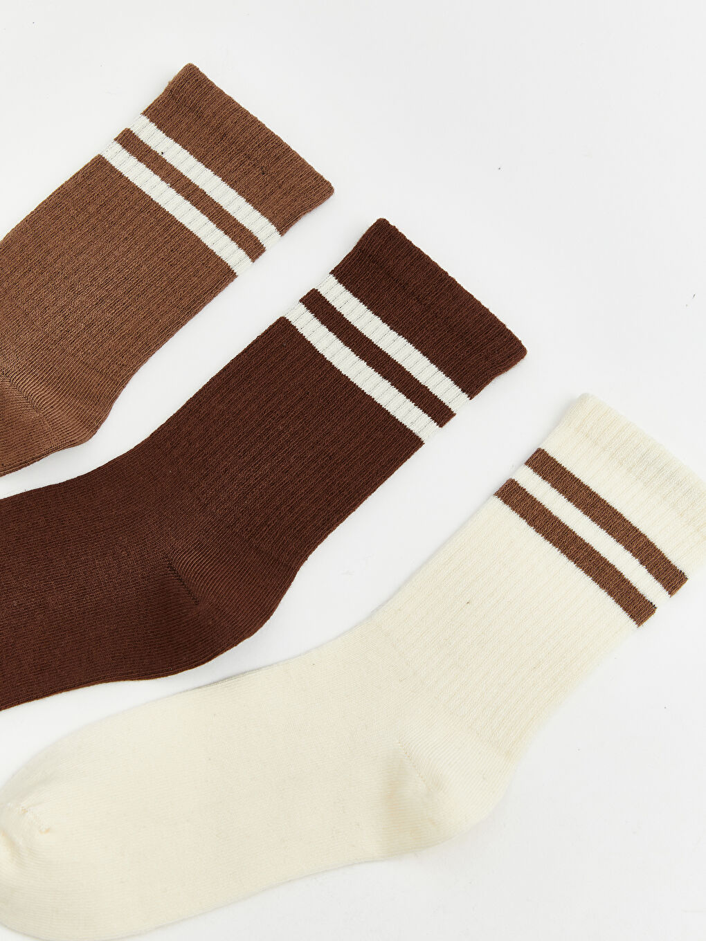 Karışık Çizgili Erkek Çocuk Soket Çorap 5'li-1