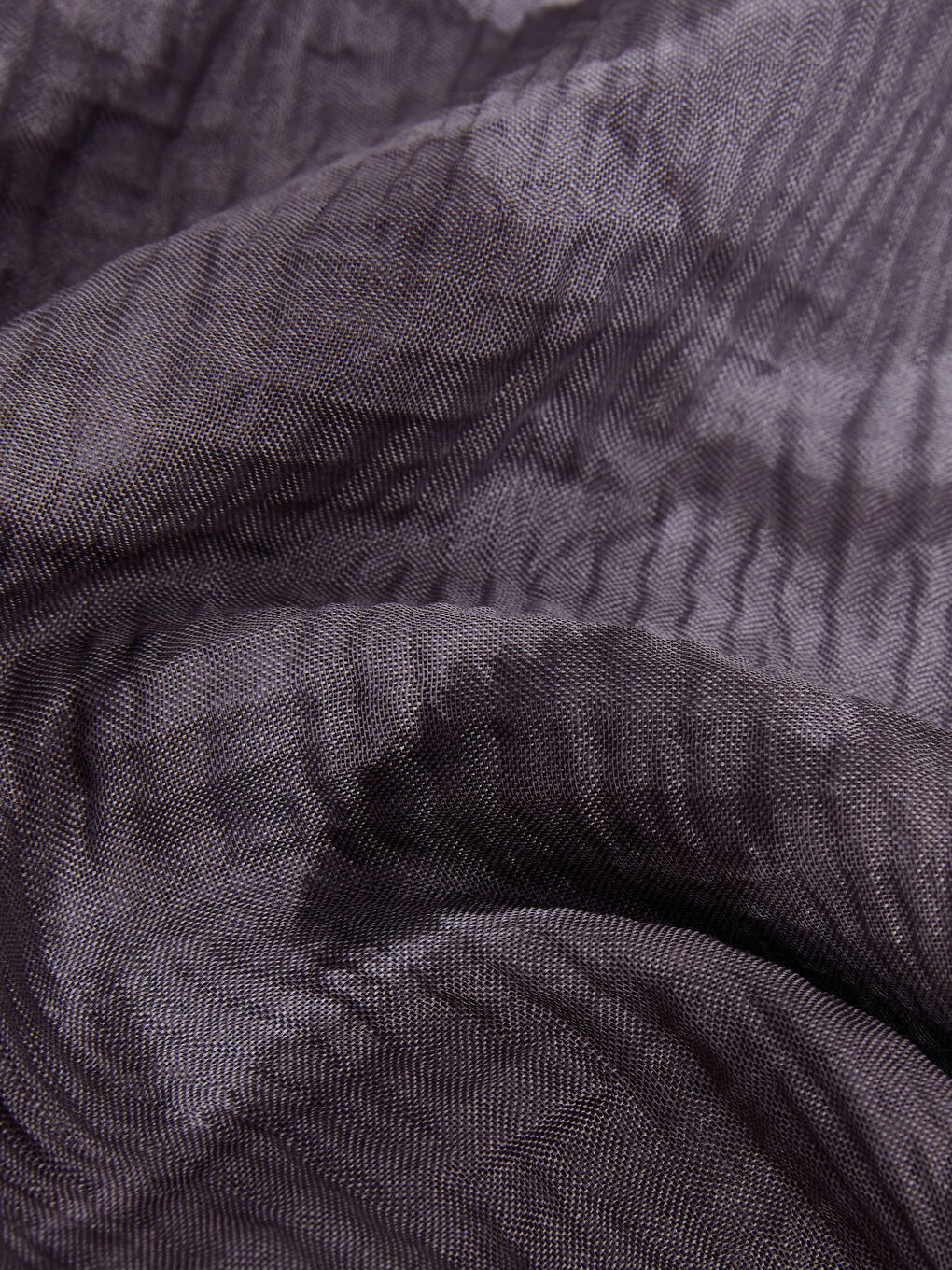 Mürdüm Çiçek Desenli Kadın Şal-2