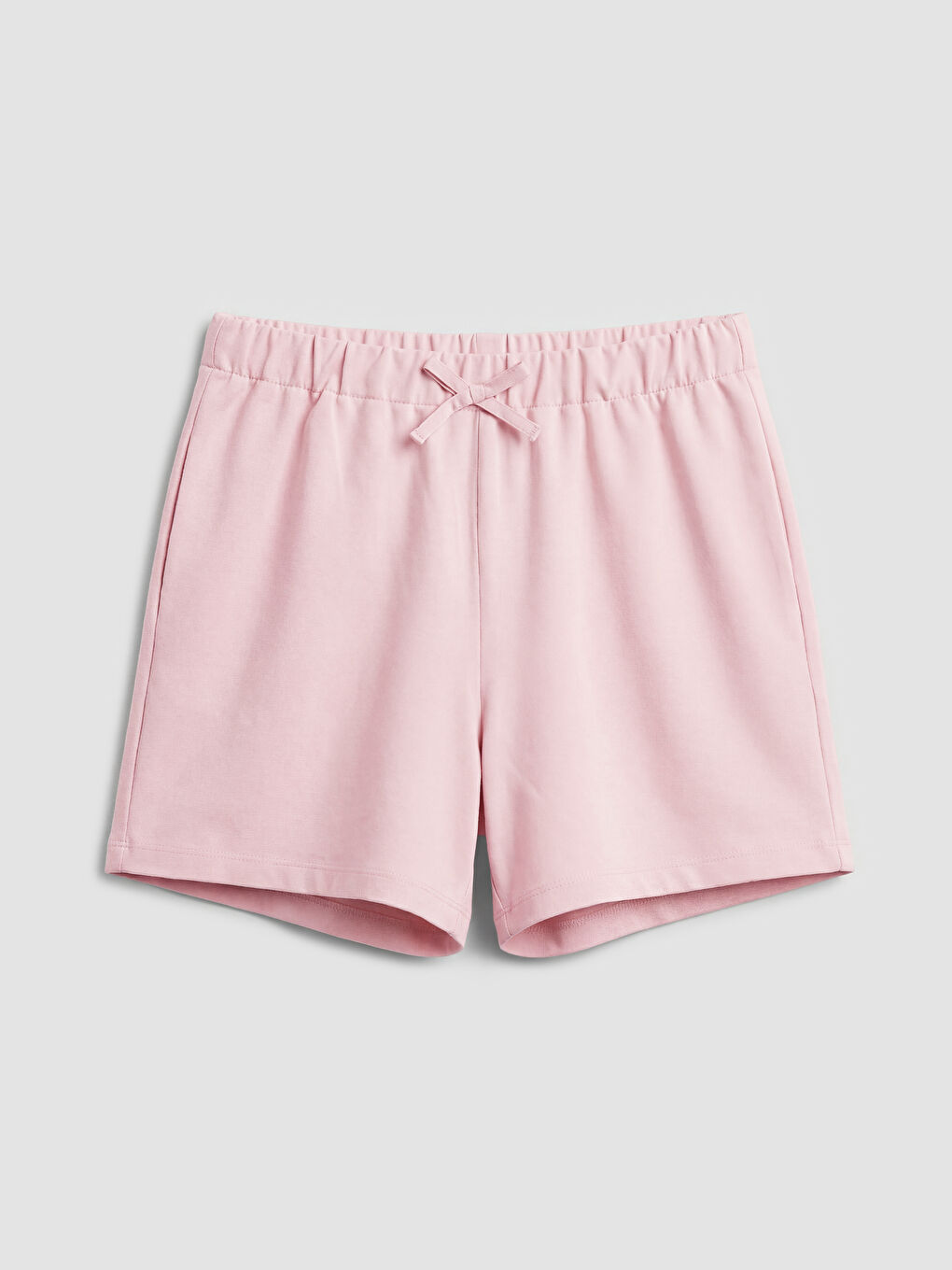 Pembe Baskılı Kız Çocuk Şortlu Tişört ve Şort-2