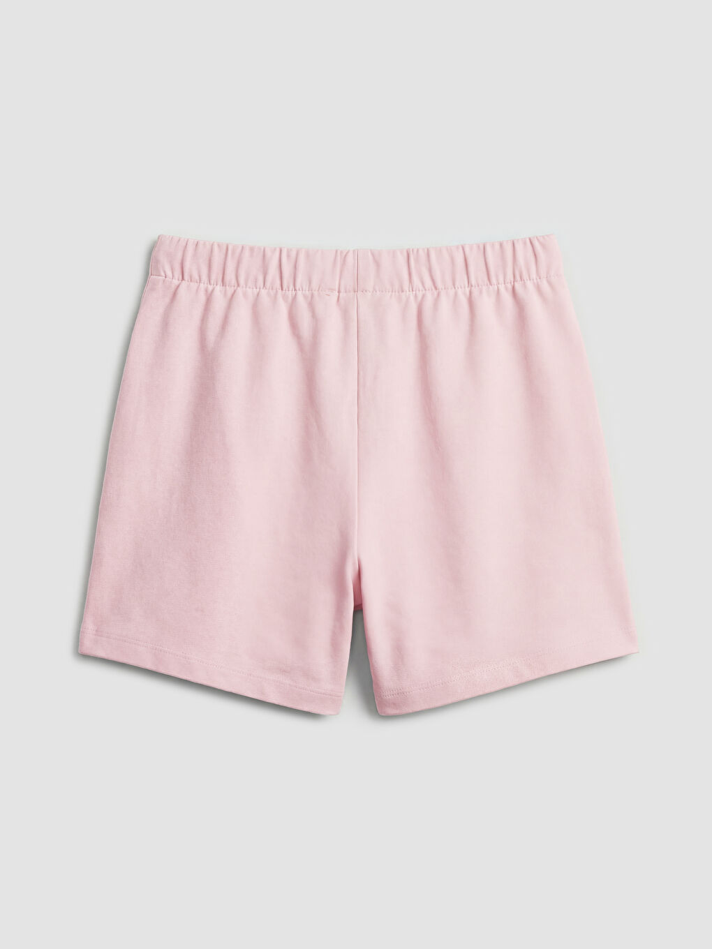 Pembe Baskılı Kız Çocuk Şortlu Tişört ve Şort-4