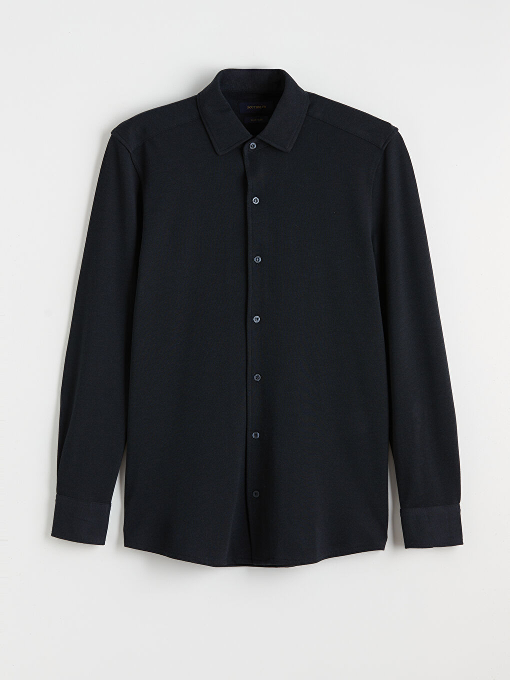 Lacivert Slim Fit Erkek Oxford Gömlek