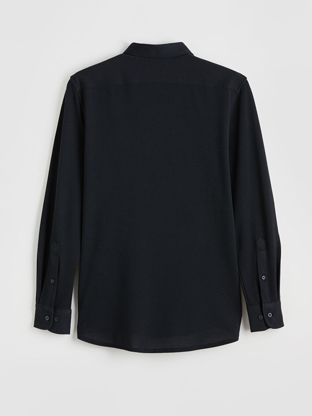 Lacivert Slim Fit Erkek Oxford Gömlek-1