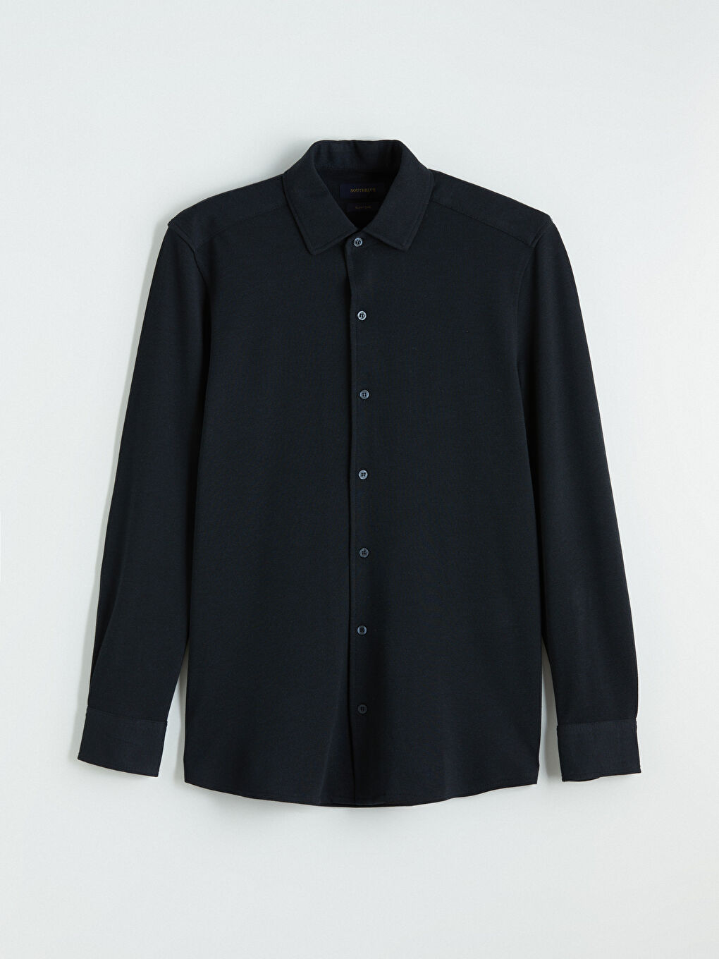 Lacivert Slim Fit Erkek Oxford Gömlek-3