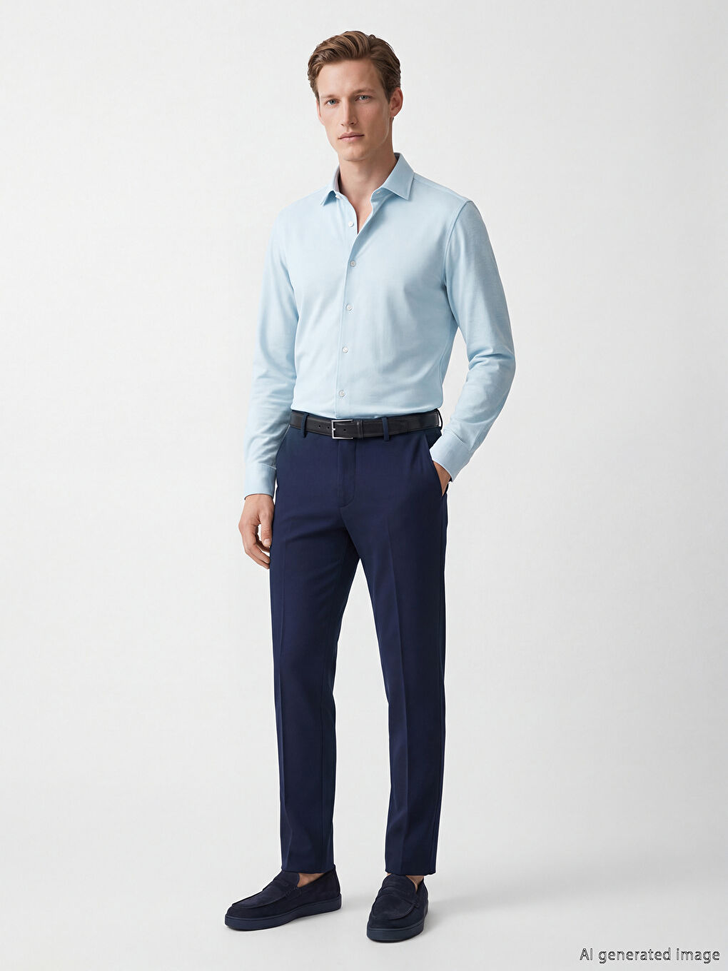 Mavi Slim Fit Erkek Oxford Gömlek-2