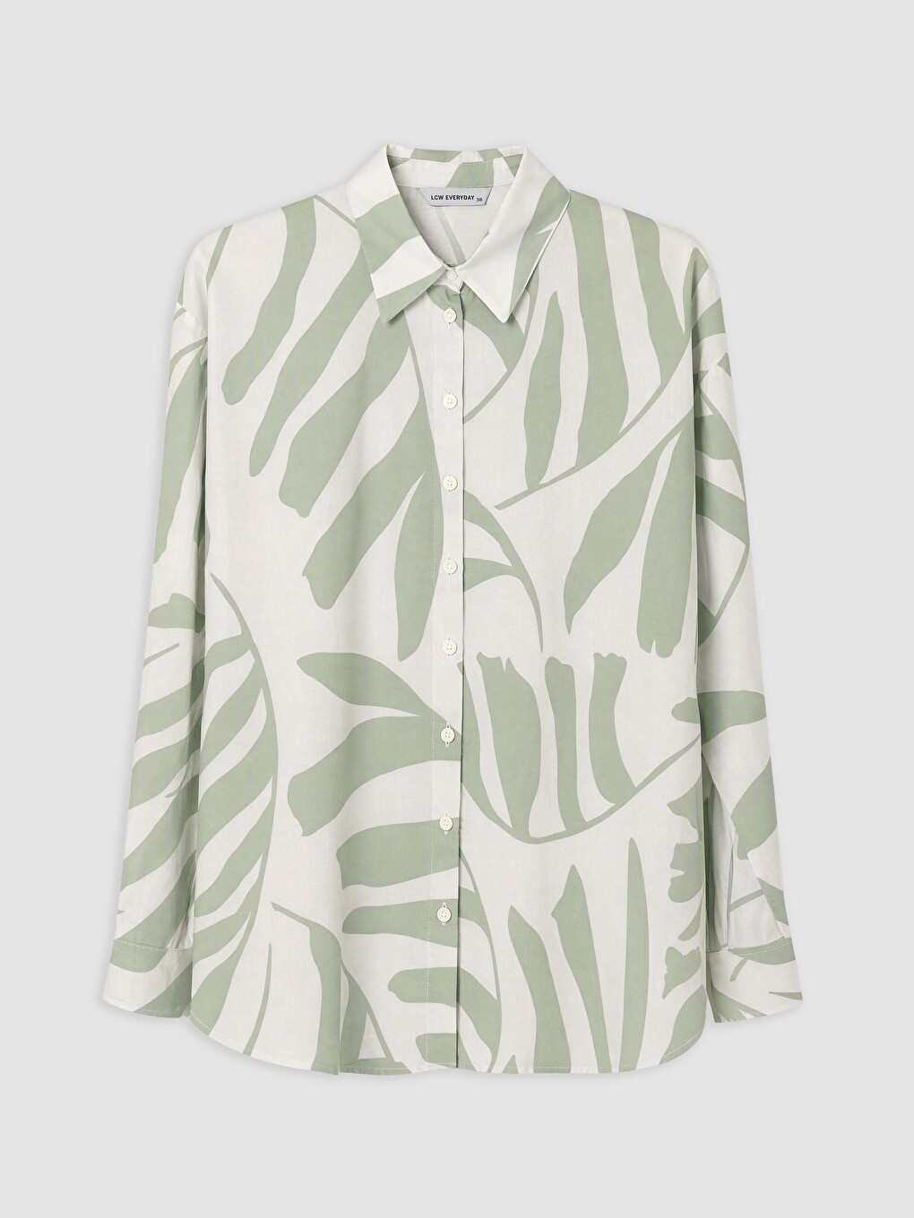 Shirt Collar Patterned Women's Shirt