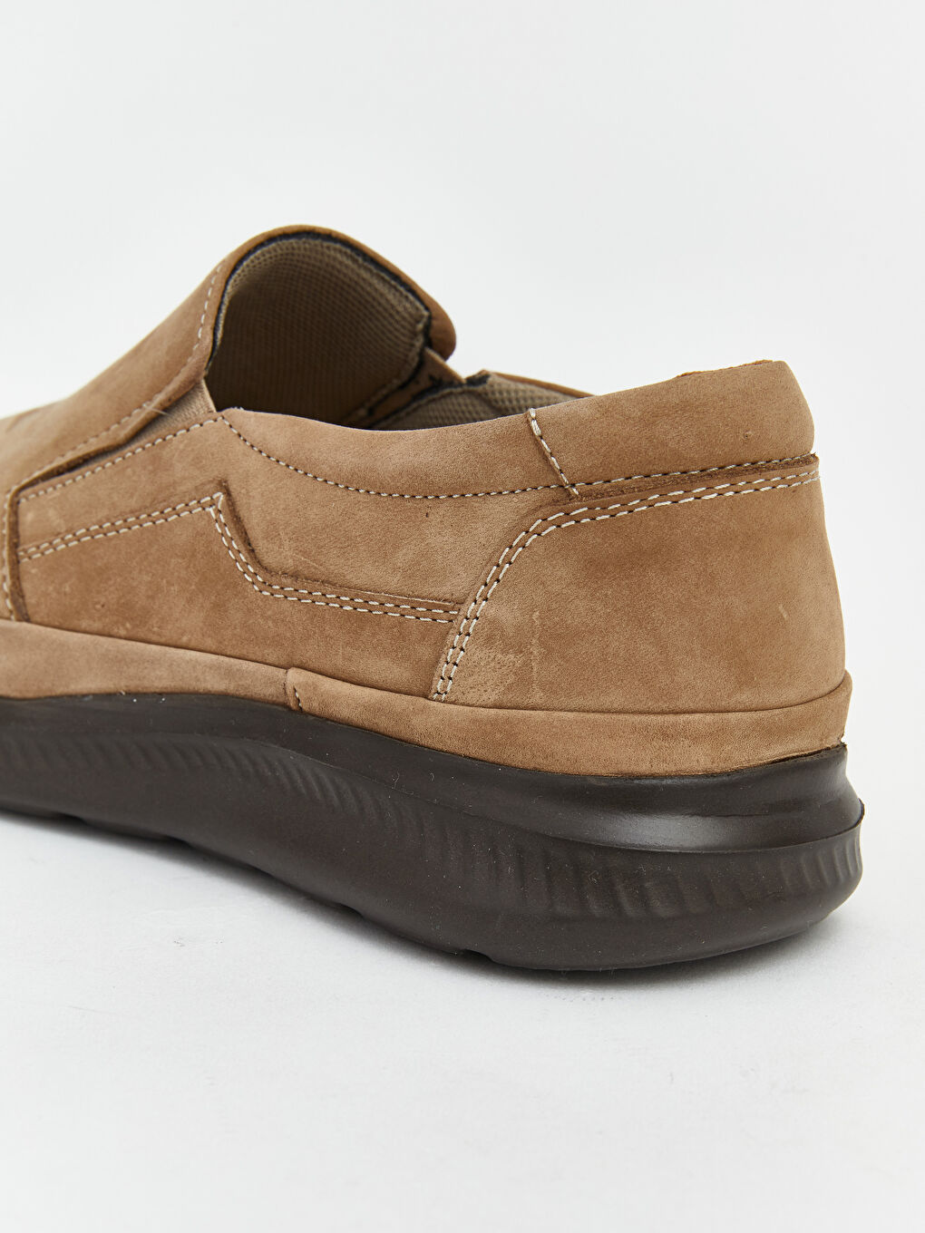 Bej Süet Görünümlü Erkek Klasik Ayakkabı-3