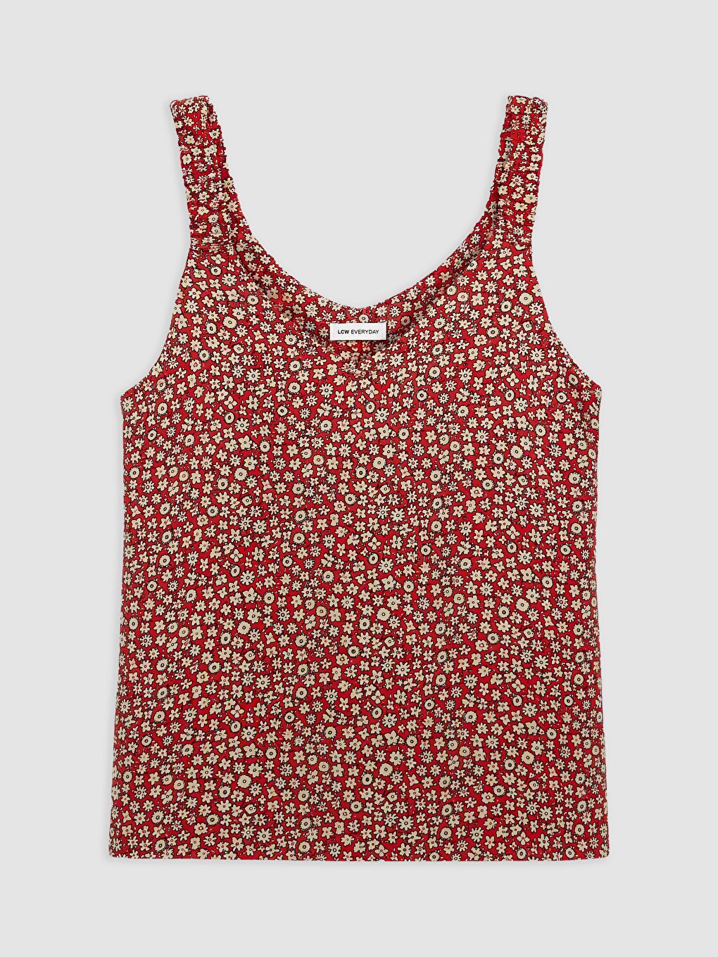 Bluza S Cvjetnim Uzorkom I U Izrezom