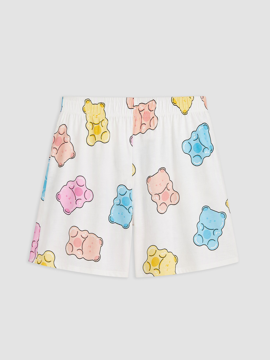 Woman Ecru Shortie Pyjama Set-2