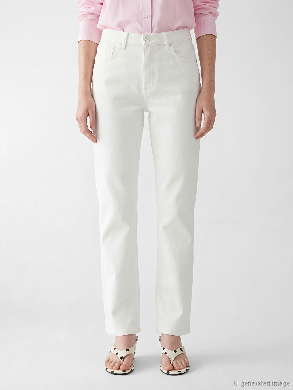 Женские джинсы прямого кроя-1