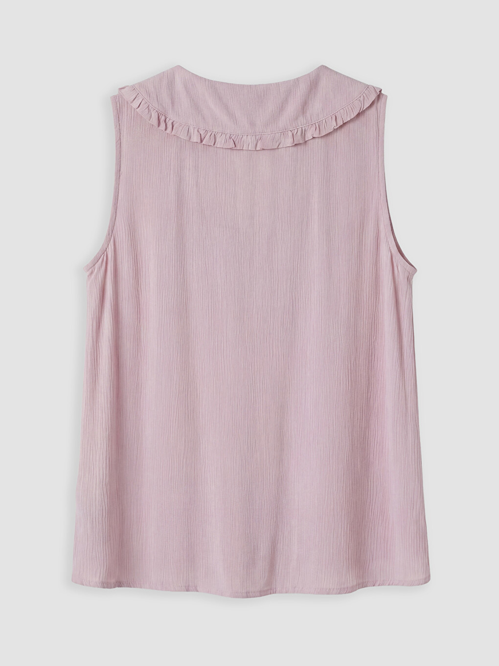 Peter Pan Collar Frilled Blouse-5