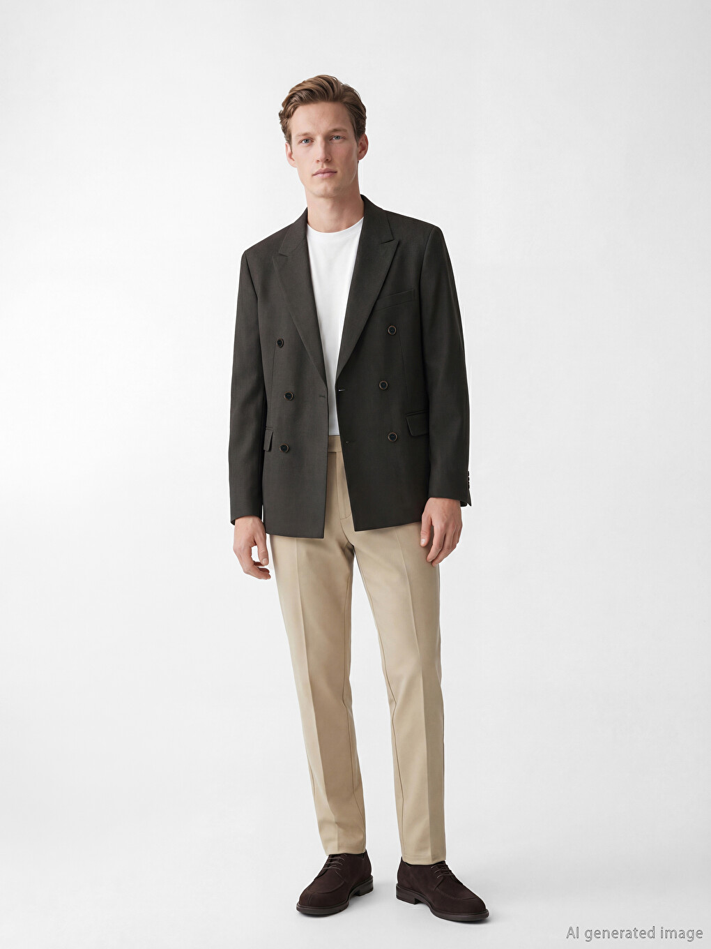 Standard Fit Men's Linen Blazer Jacket-1