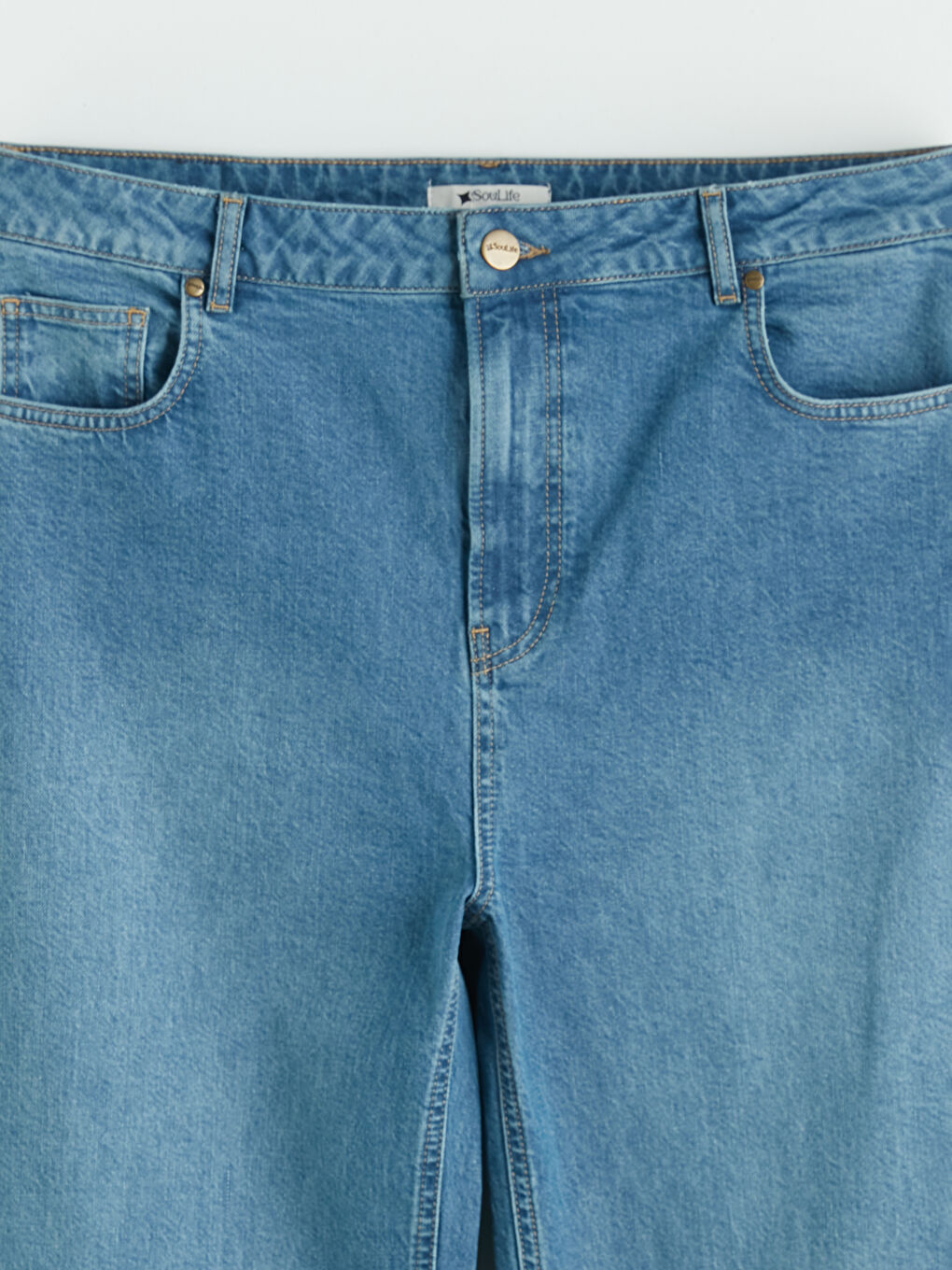 Mavi Petite Wideleg Kadın Jean Pantolon-11