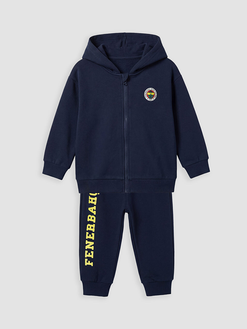 Lacivert Fenerbahçe Baskılı Erkek Bebek Eşofman Takımı