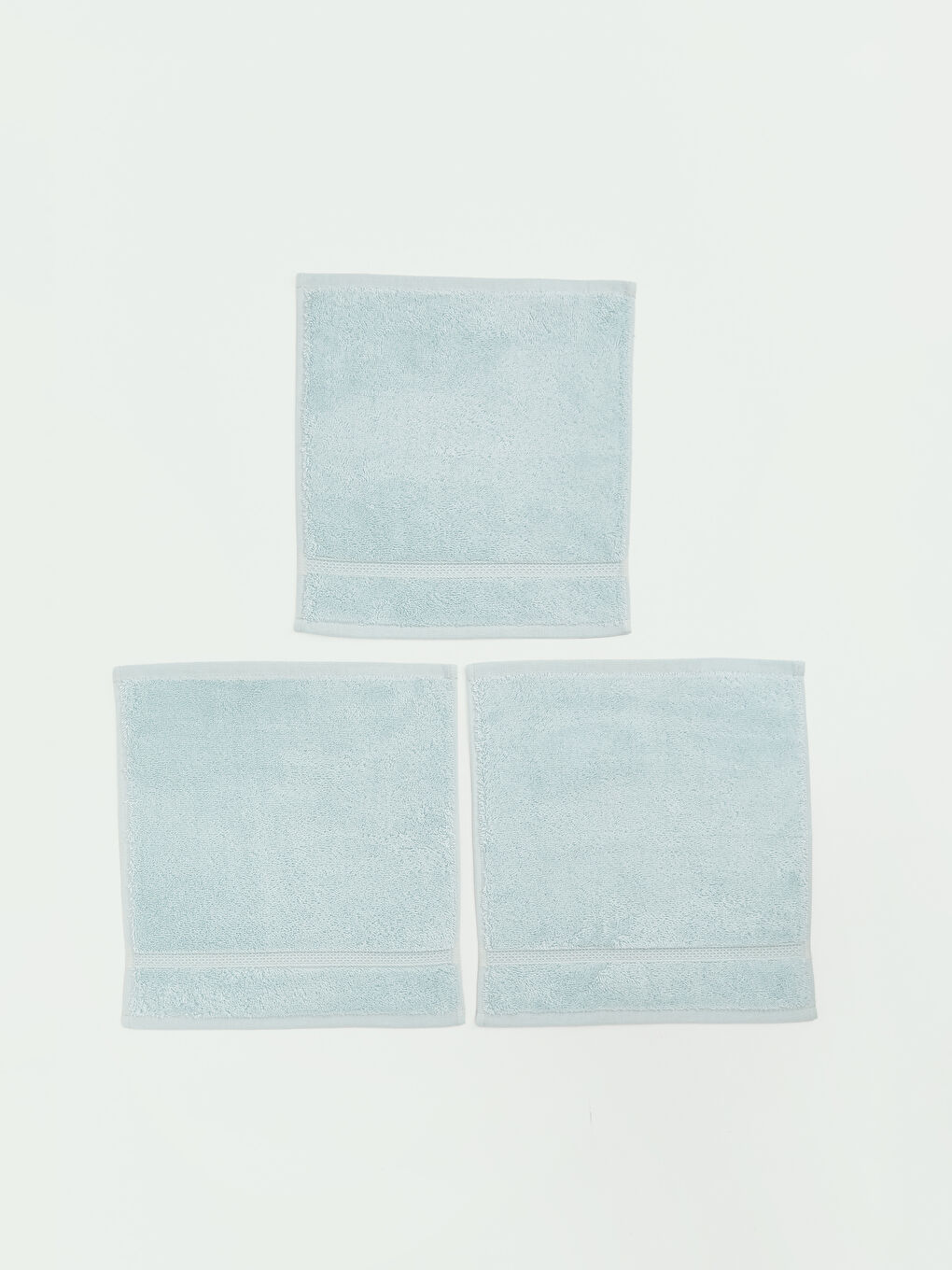 Yeşil Pamuklu El Havlusu 3'lü 30x30 cm-2