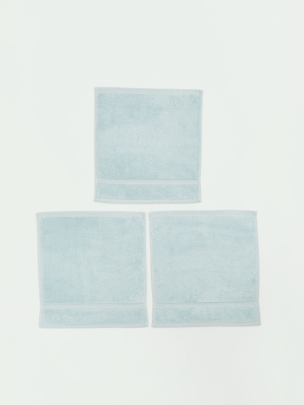 Yeşil Pamuklu El Havlusu 3'lü 30x30 cm-2