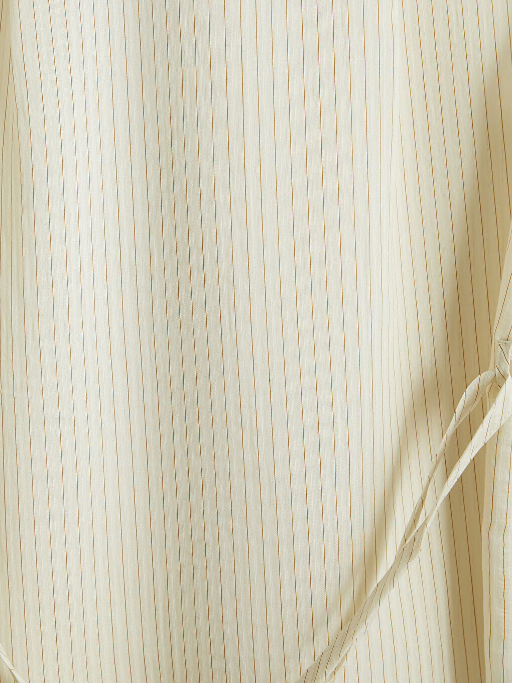 Kahverengi Çizgili Kadın Gömlek-3