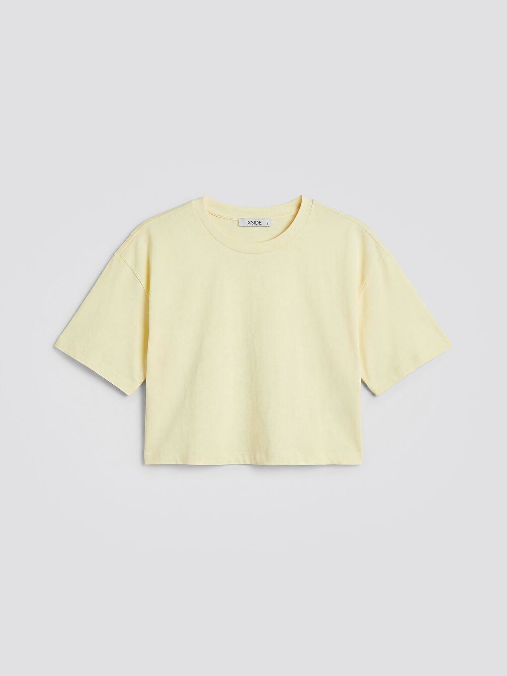 Woman YELLOW Crop Top-4