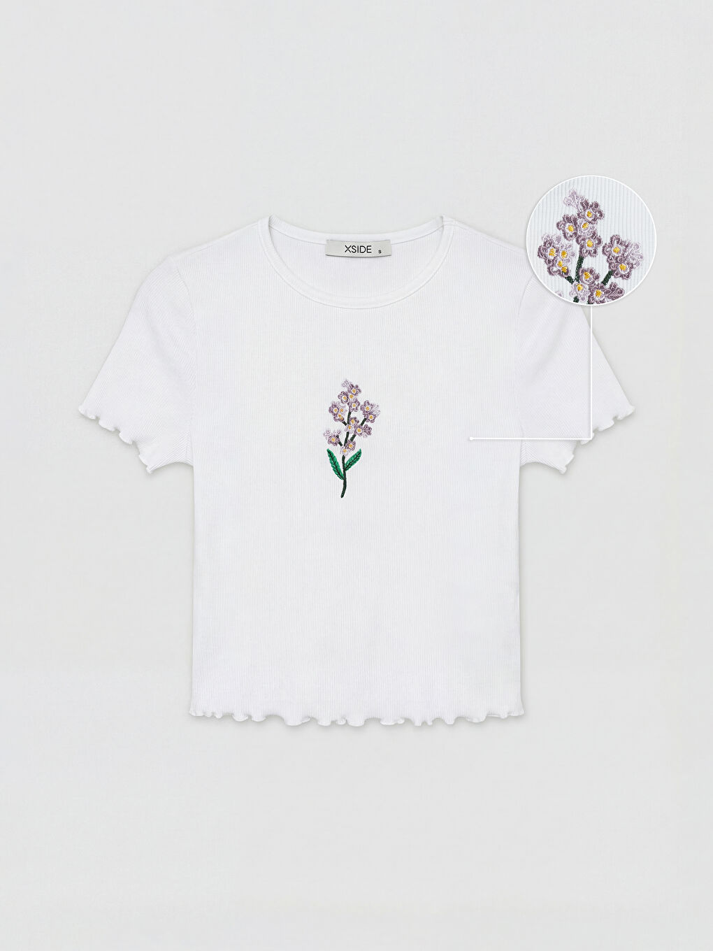 Woman WHITE Crop Top-4