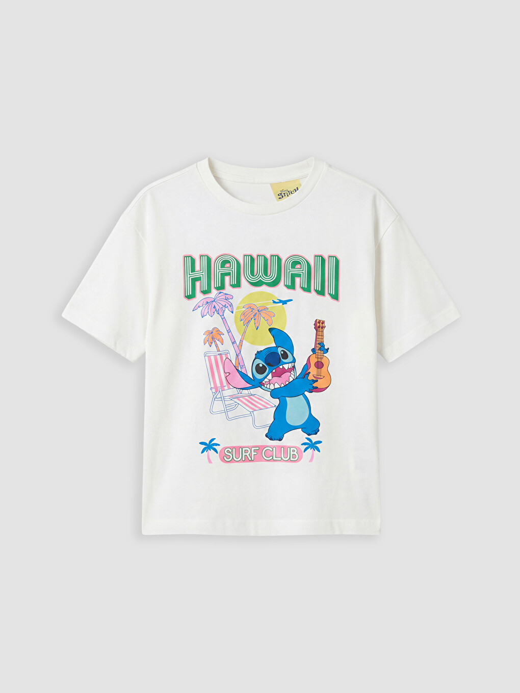 Set scurt pentru fete cu imprimeu Stitch-1